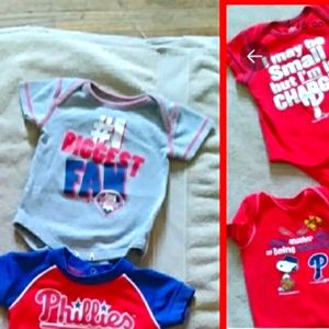 Phillies onesies 0-3 months